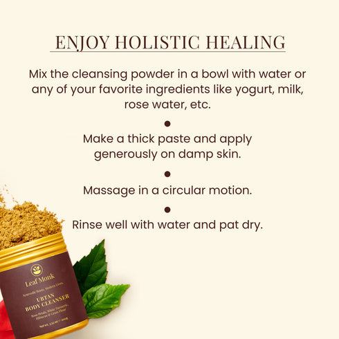 Leaf Monk Ubtan Body Cleanser